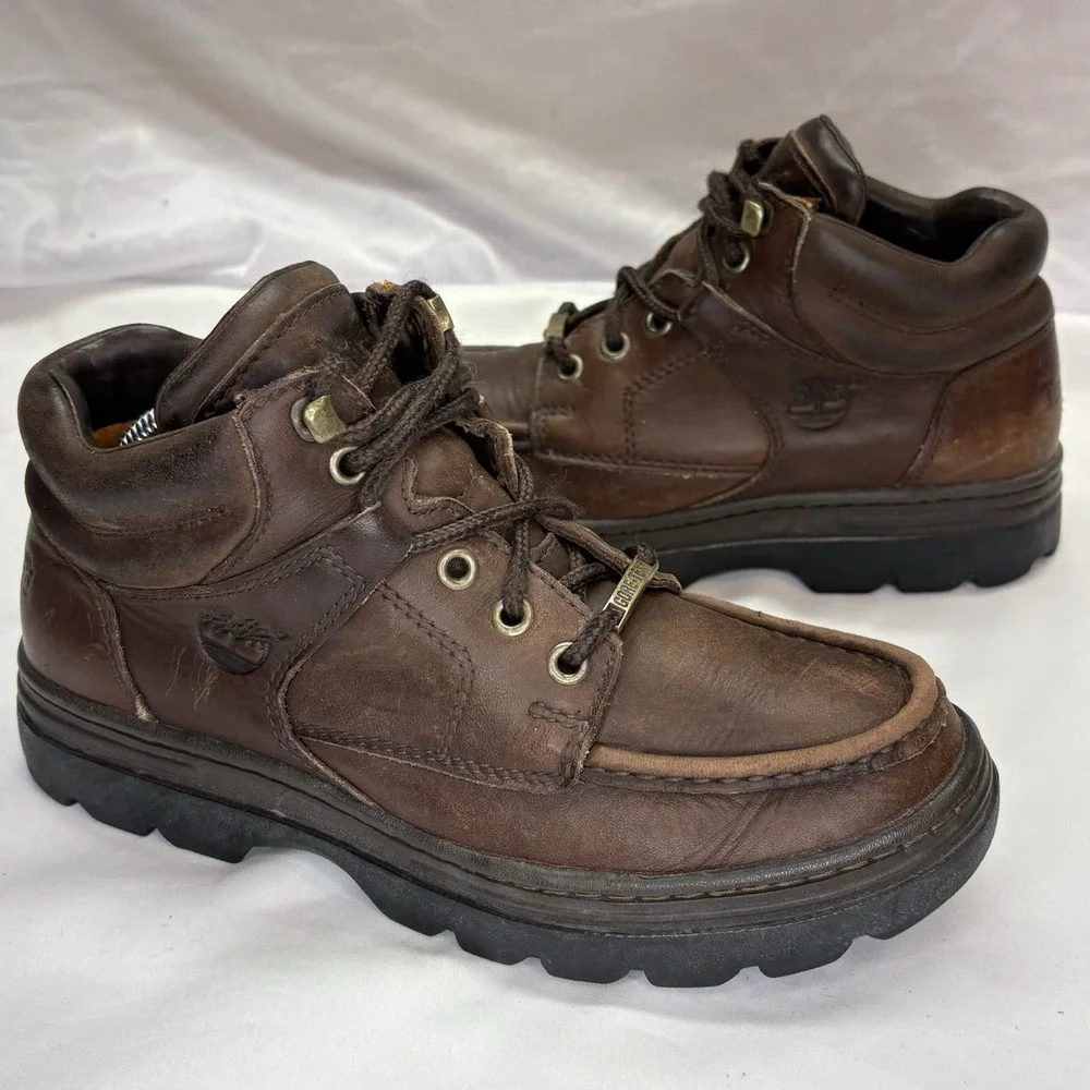 Vintage Timberland Heritage GORE-TEX Moc Toe Chukka Boots Men's US 7.5 M